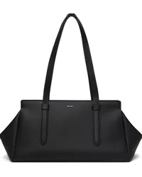 Max Mara Black Leather Archetipo Bag Black