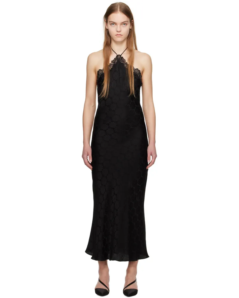 Stella McCartney Black Floral Maxi Dress 1000