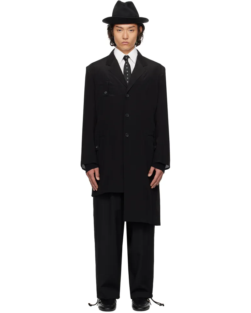 Yohji Yamamoto Black Tab Long Blazer 1