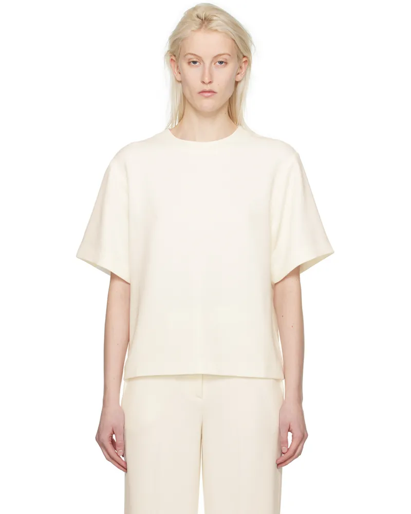 Anine Bing Off-White Maddie T-Shirt Ivory