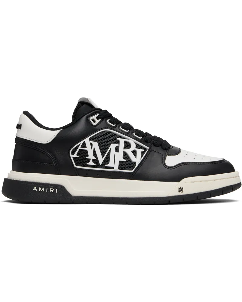 Amiri Black & White Classic Low Sneakers Black