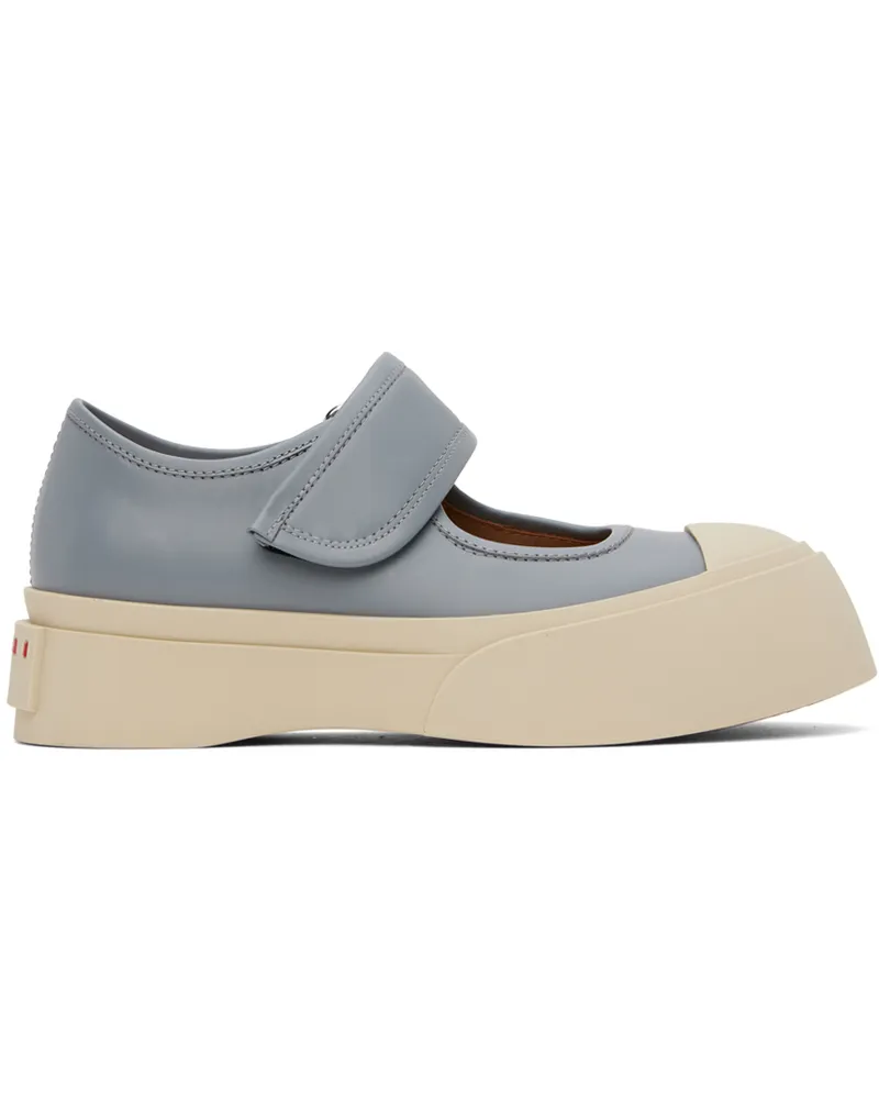 Marni Blue Pablo Mary Jane Ballerina Flats 00n34