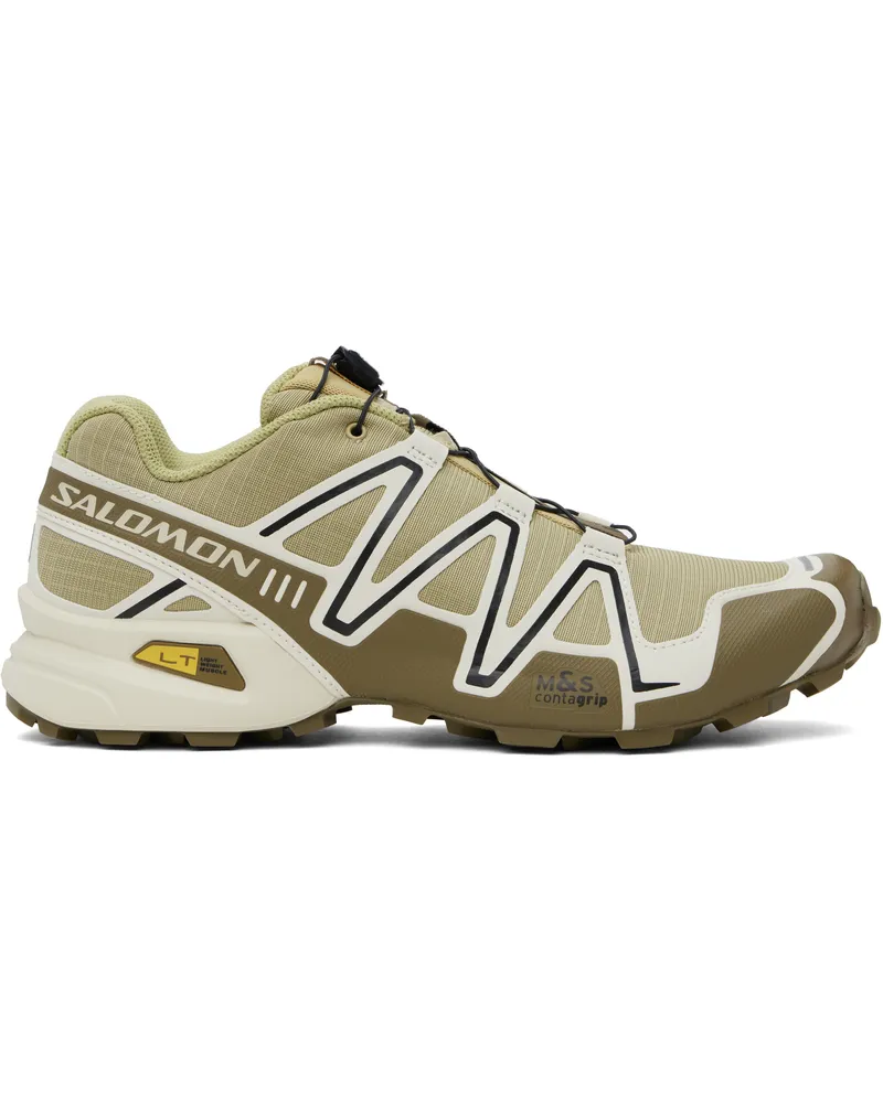 Salomon Khaki Speedcross 3 Sneakers Olive
