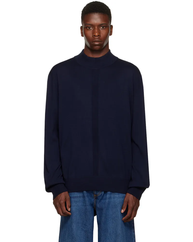 Études Studio Navy Prophet Turtleneck Navy