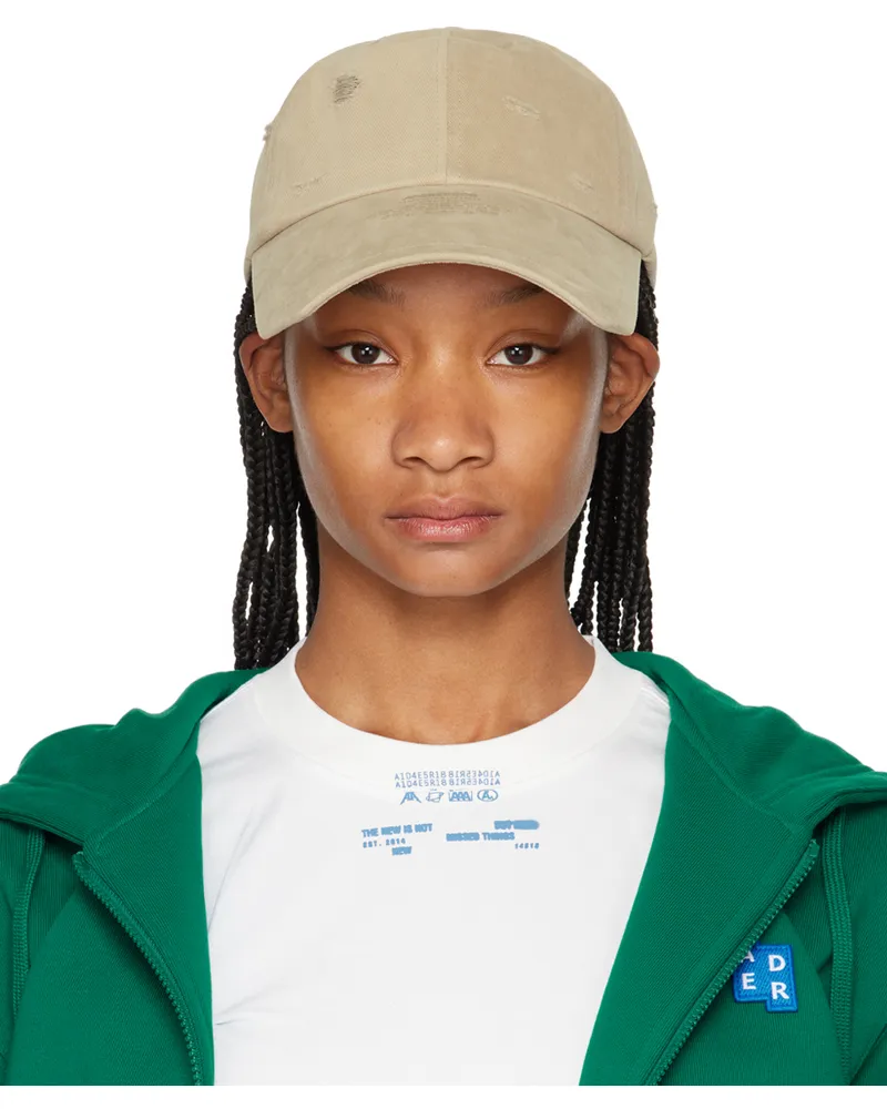 Adererror Beige Sore Cap Beige