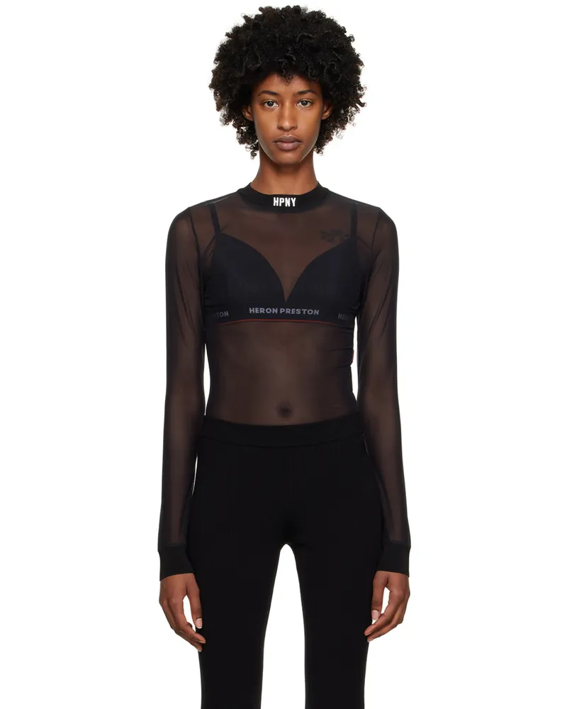 Heron Preston Black 'HPNY' Bodysuit Black