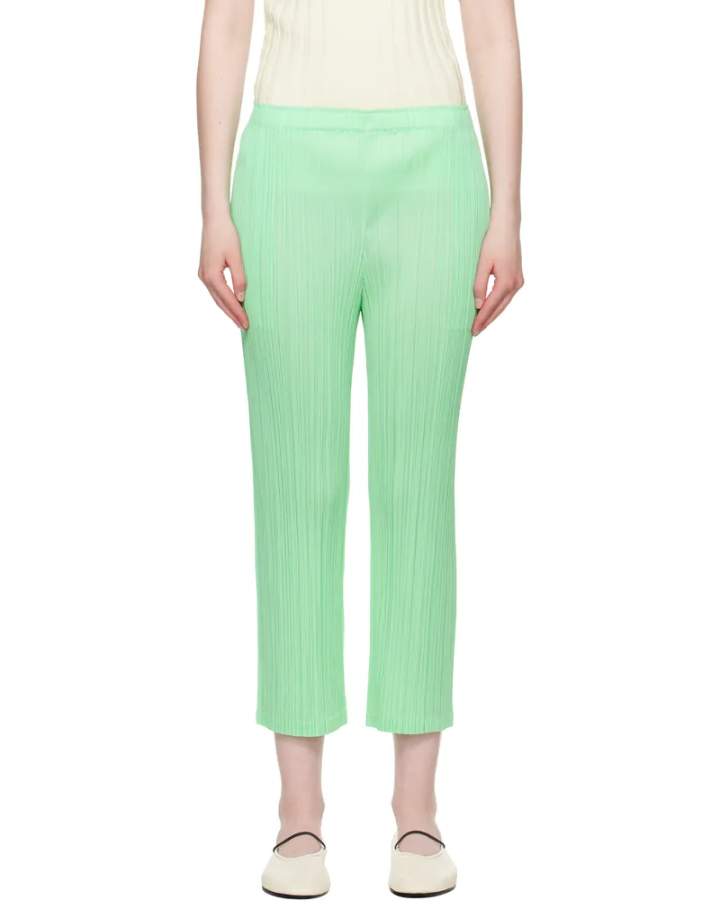 Issey Miyake Green Monthly Colors May Trousers 59
