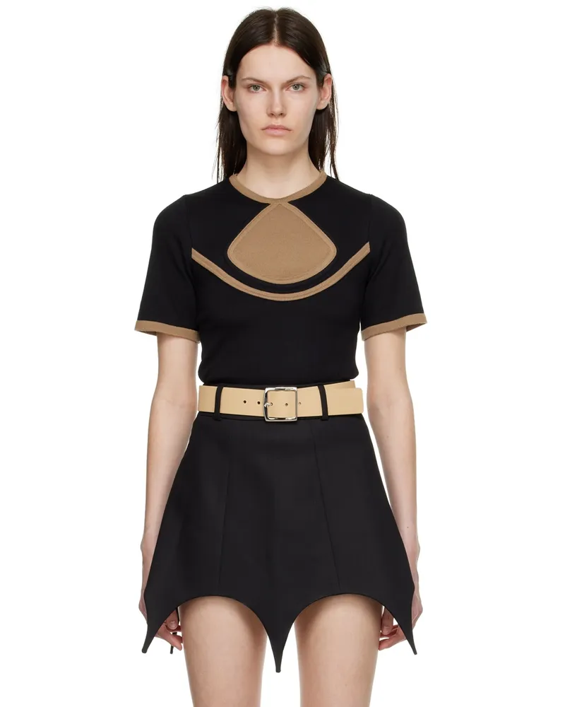Fidan Novruzova Black Cotton Sweater Brown
