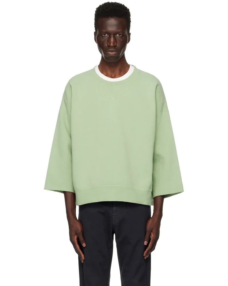 Visvim Green Jumbo SB Sweatshirt Lt.green