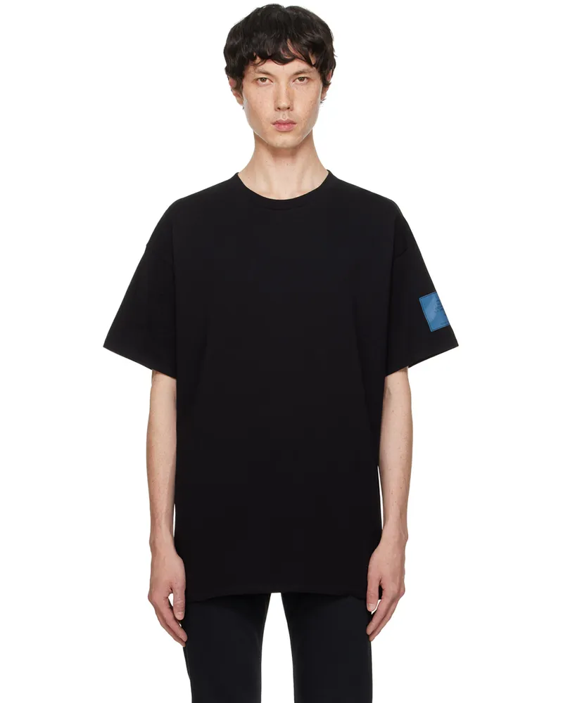 N.HOOLYWOOD Black Logo Patch T-Shirt Black