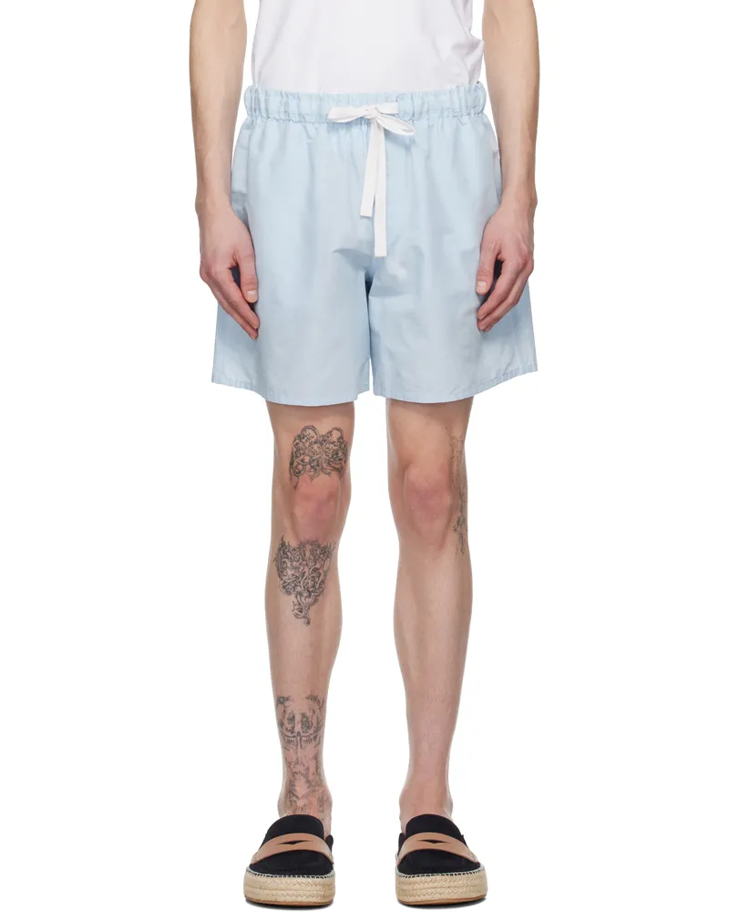 J.W.Anderson Blue Drawstring Shorts 804