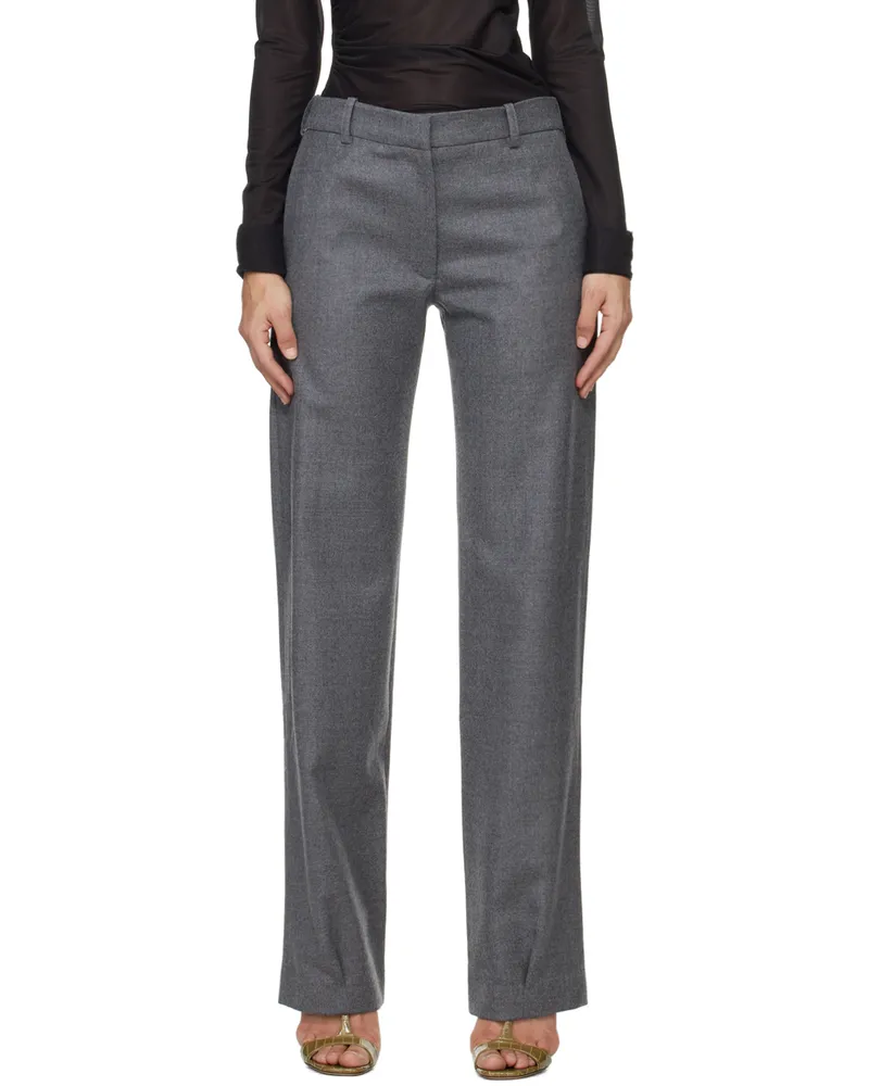 16ARLINGTON Gray Vante Trousers Grey