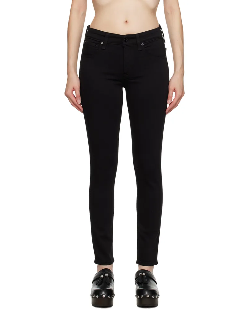 Rag & Bone Black Cate Jeans Black
