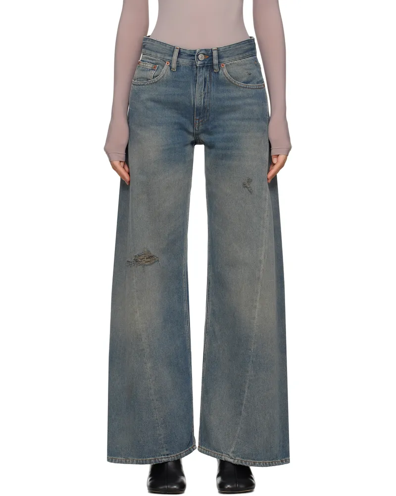 Maison Margiela Blue Distressed Jeans 994