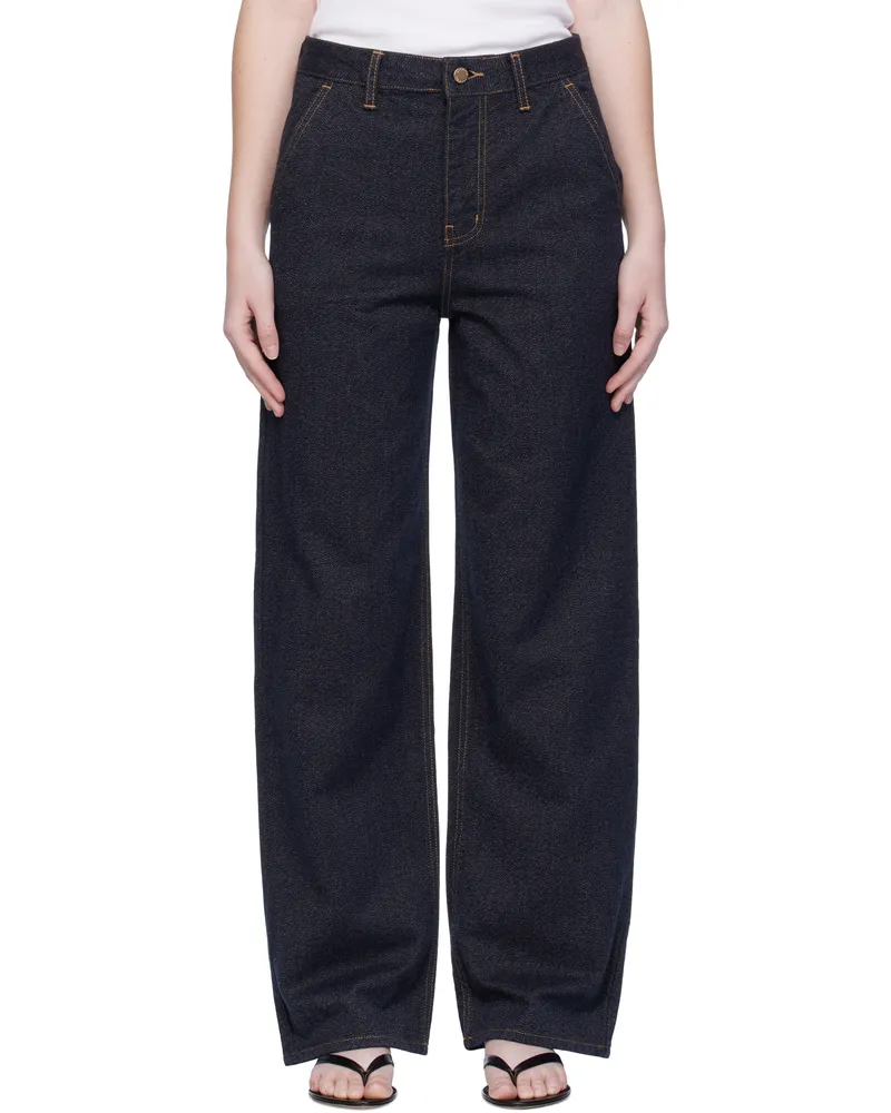 Arch The Navy Point Button Jeans Navy