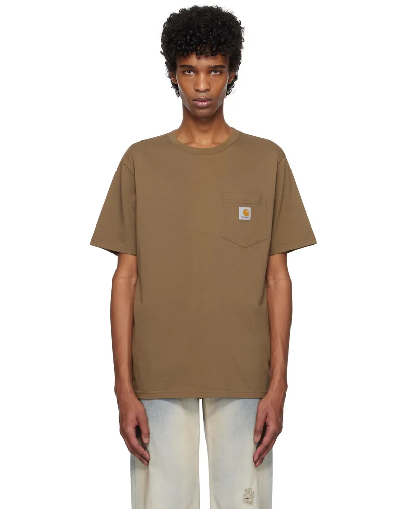 Carhartt WIP Brown Pocket T-shirt 2ltxx