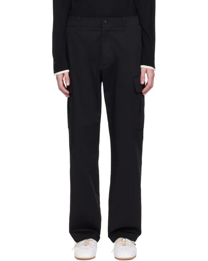 Moncler Black Twill Cargo Pants 999