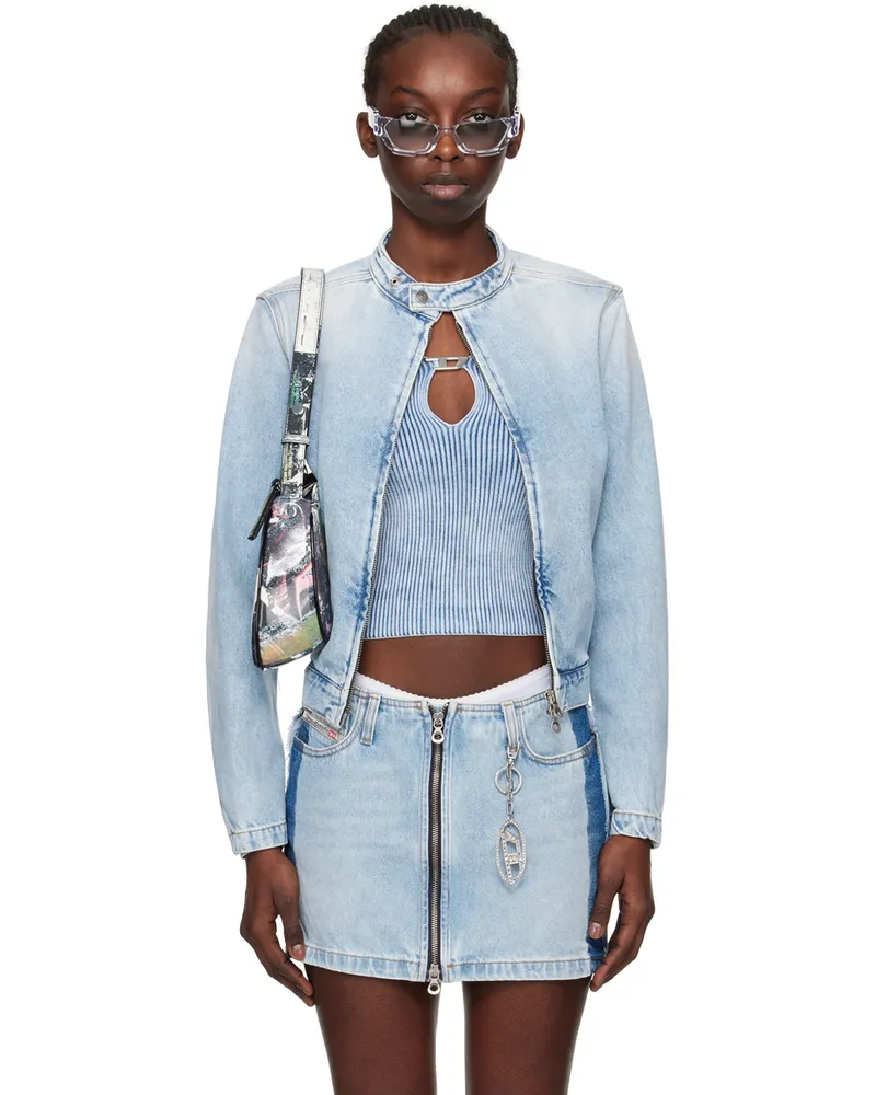 Diesel Blue De-Glory-S Denim Jacket 01