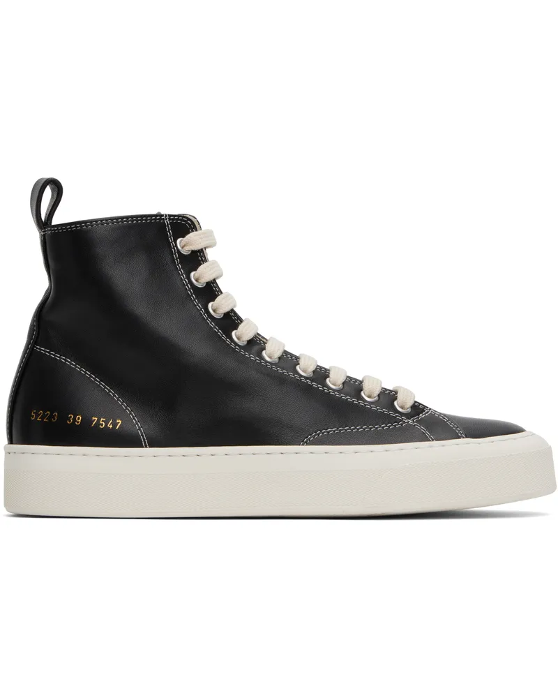 Common Projects Black Tournament High Sneakers 7547