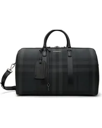 Burberry Gray Boston Duffle Bag Charcoal