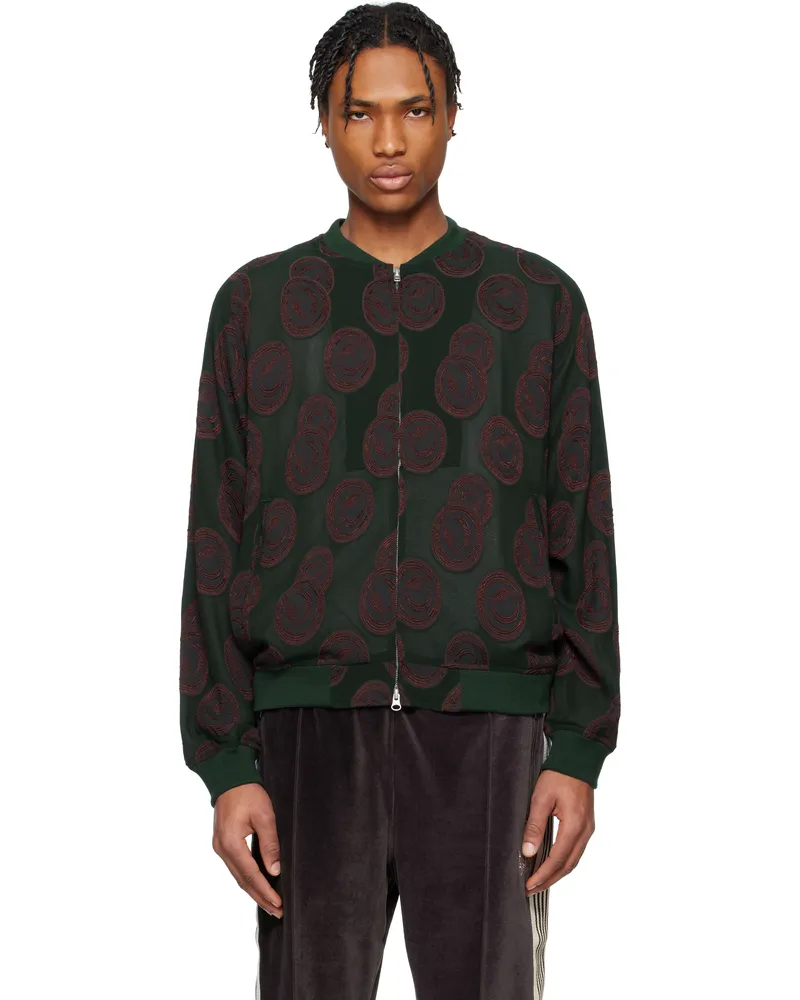 NEEDLES Green BB Bomber Jacket B-green