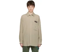 Taupe Patch Shirt