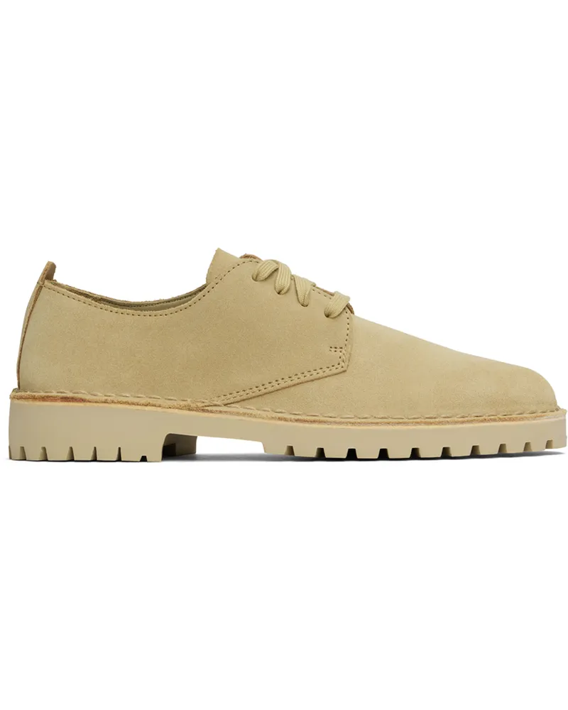 Clarks Beige Desert Rock Lo Derbys Maple