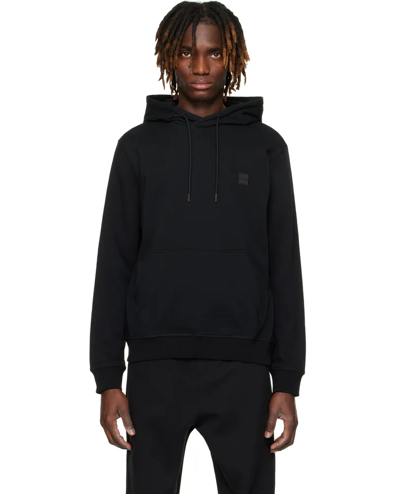 HUGO BOSS Black Regular-Fit Hoodie 001-black