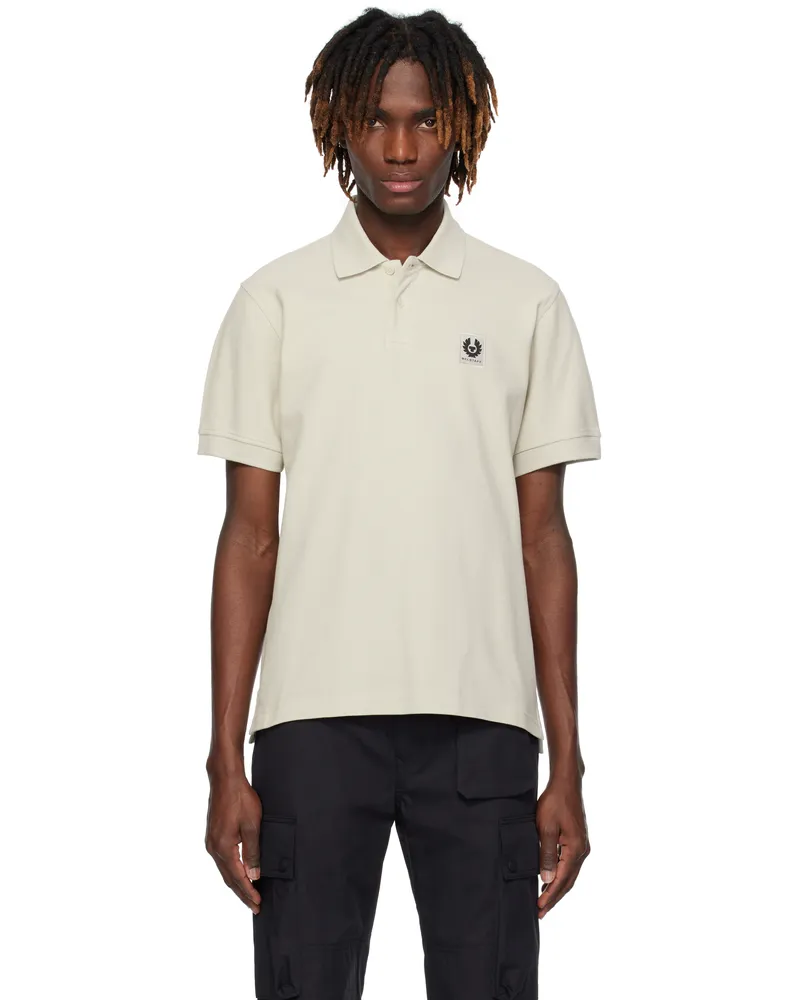 Belstaff Beige 'Belstaff' Polo Stone