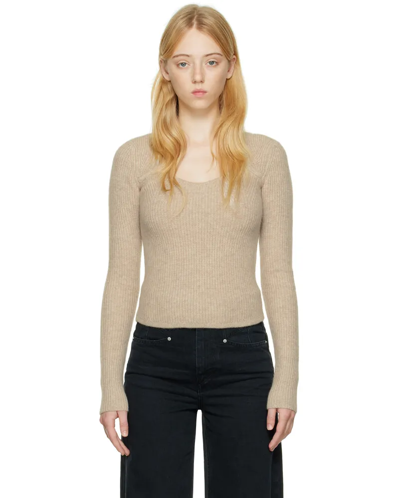 Isabel Marant Beige Bailey Sweater 90be
