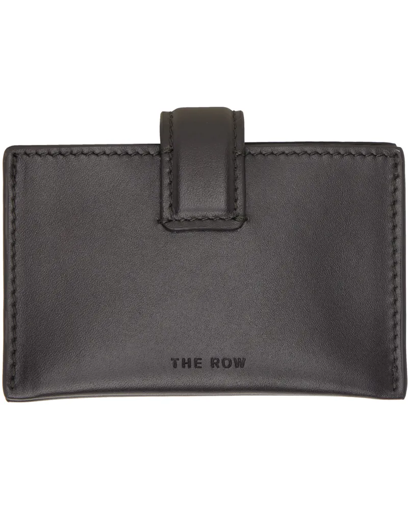 The Row Brown Multi Card Holder Dark