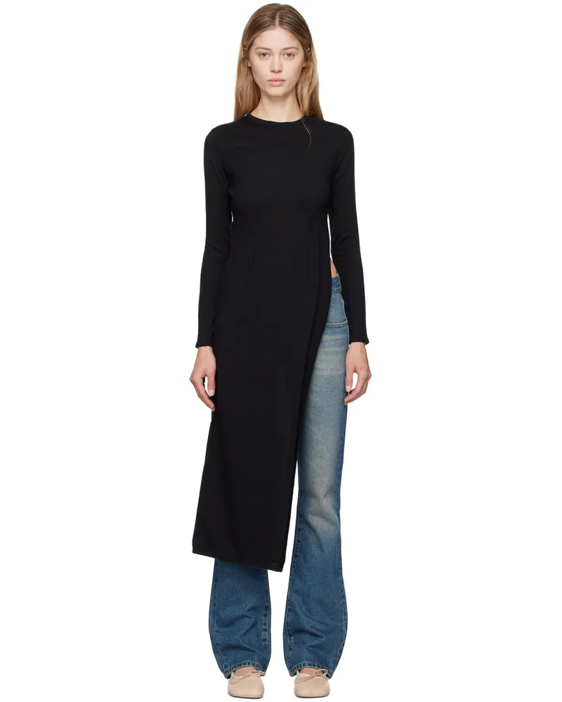 Maison Margiela Black Slit Dress 900