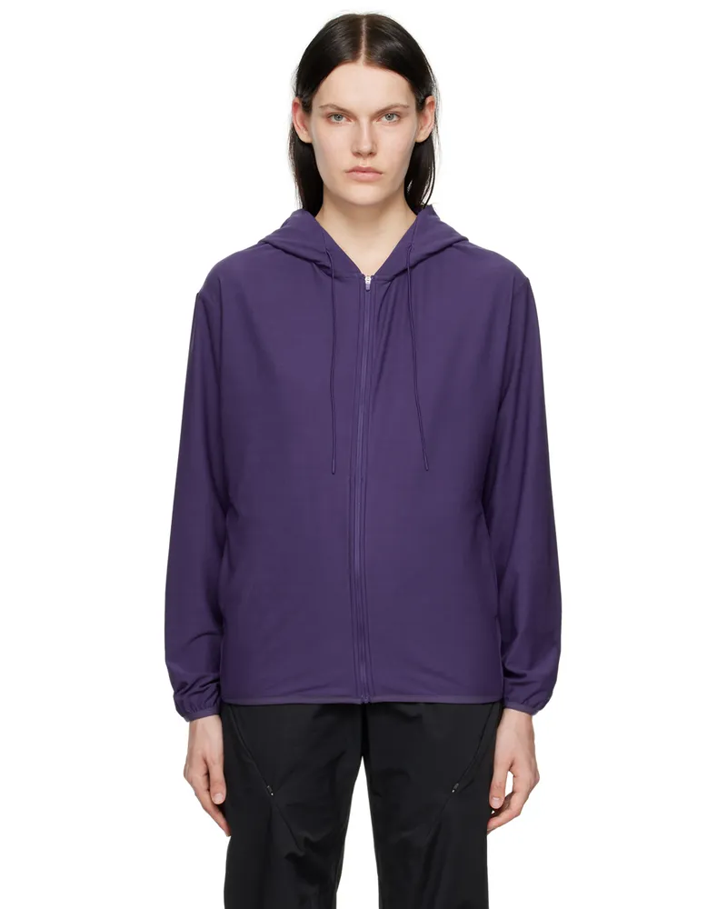 Post Archive Faction Purple 5.0 Center Hoodie 21741845