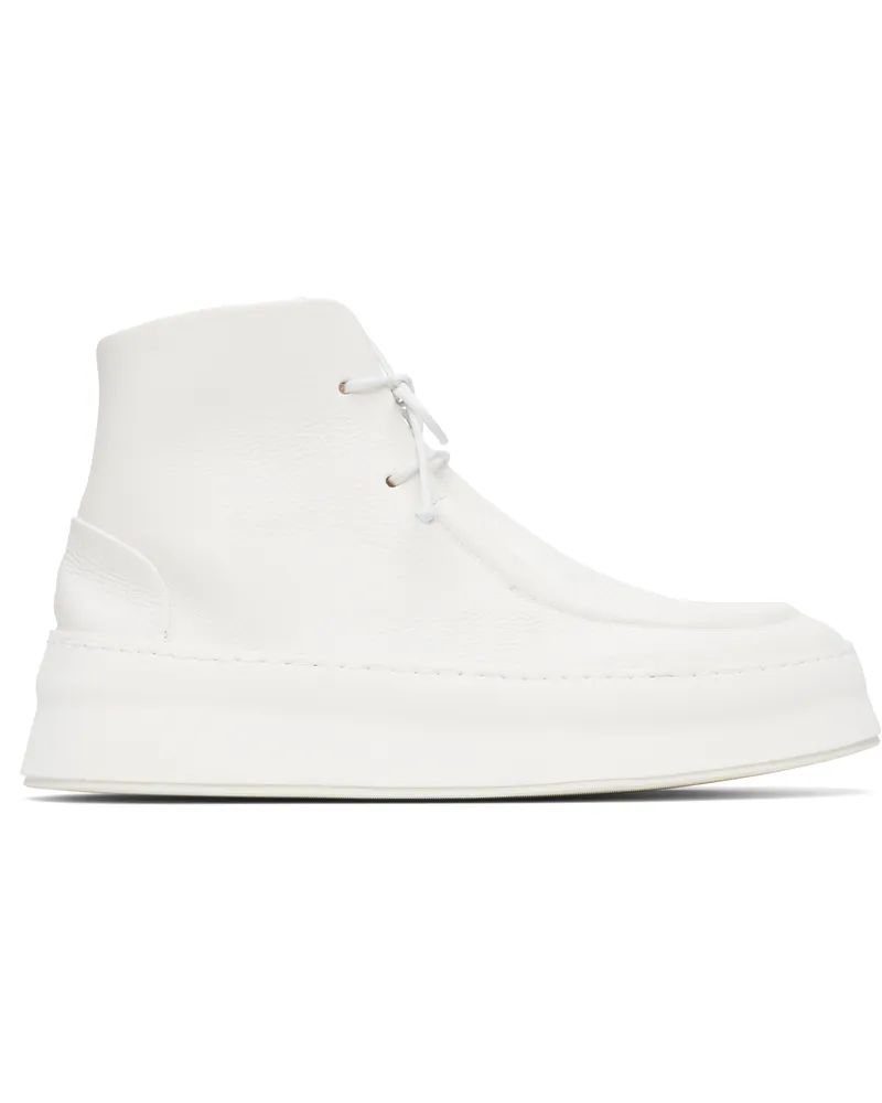 Marsèll White Cassapana Boots 110