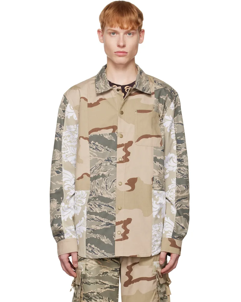 Marine Serre Beige Desert Jacket 09