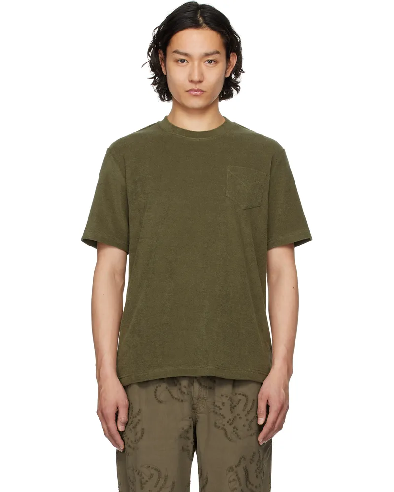 OAS Khaki Terry T-shirt Green