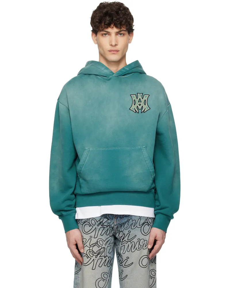 Amiri Green MA Hollywood Hoodie Evergreen