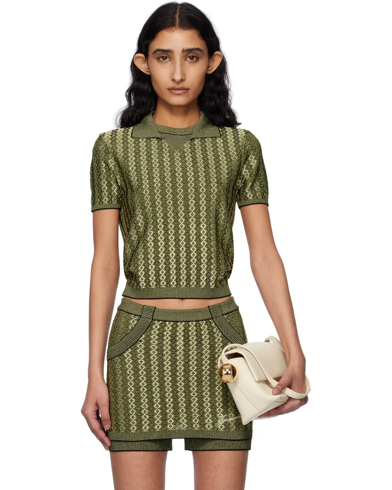 Jacquemus Green 'Le Polo Marino' Polo 090