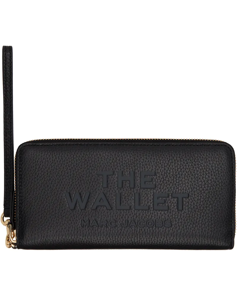 Marc Jacobs Black 'The Leather Continental' Wallet 001