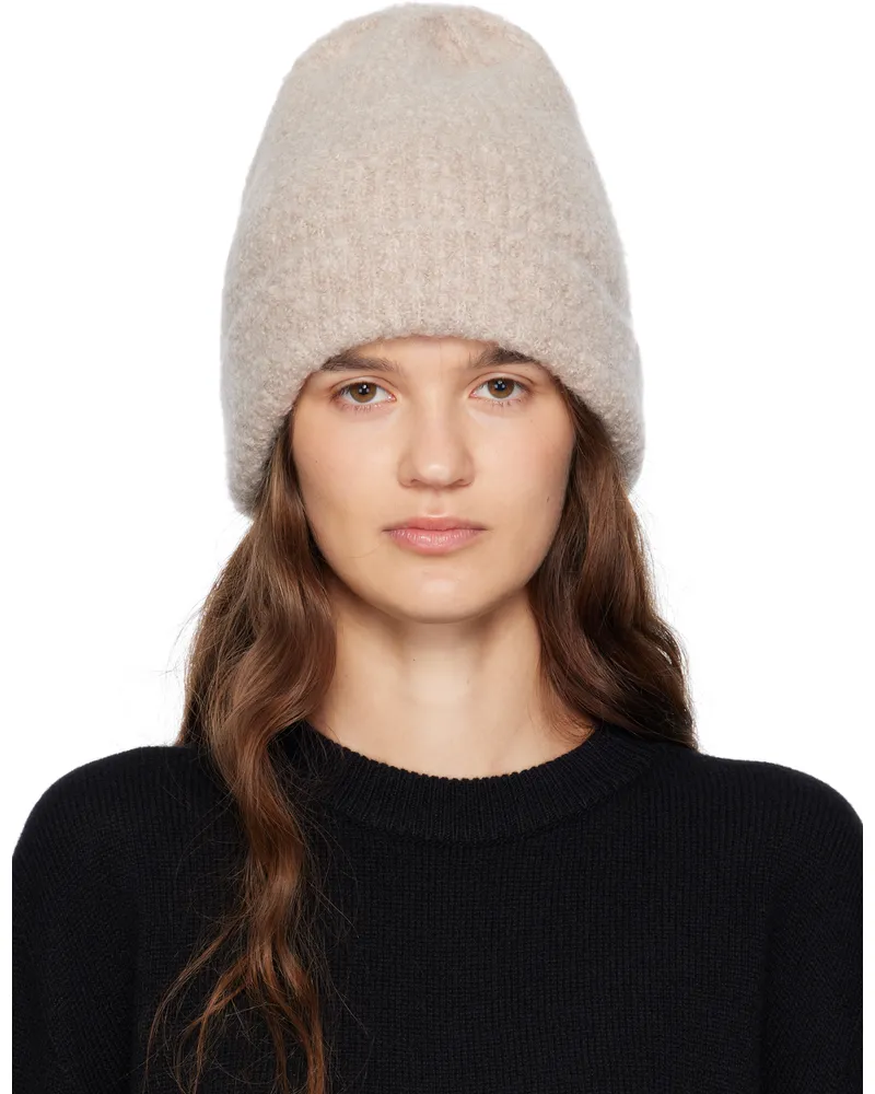 The Row Beige Leomir Beanie Bei