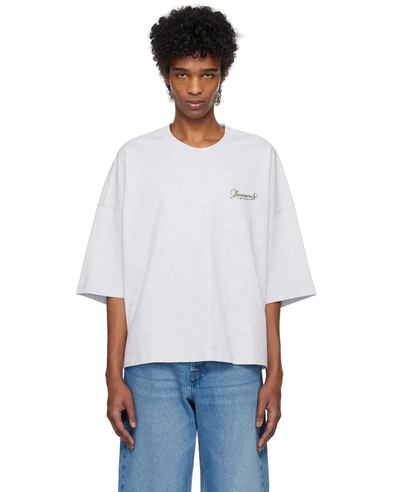 Jacquemus Gray 'The Corto' T-shirt 9cn