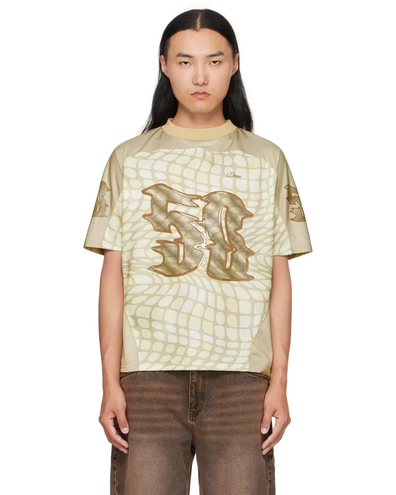 Dime Taupe N50 Jersey T-shirt Taupe