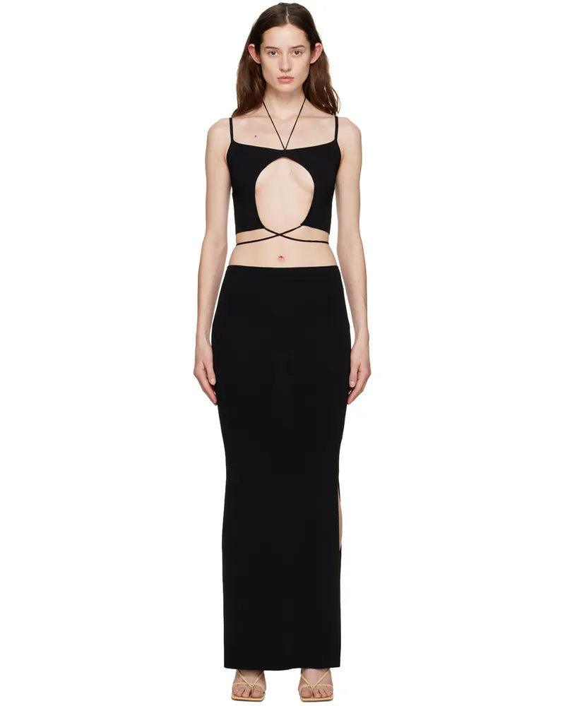 Aya Muse Black Mloko Maxi Dress Black