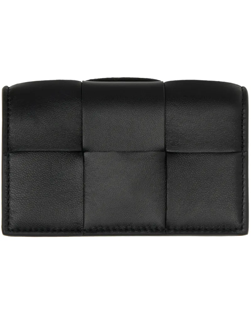 Bottega Veneta Black Business Card Holder 8425