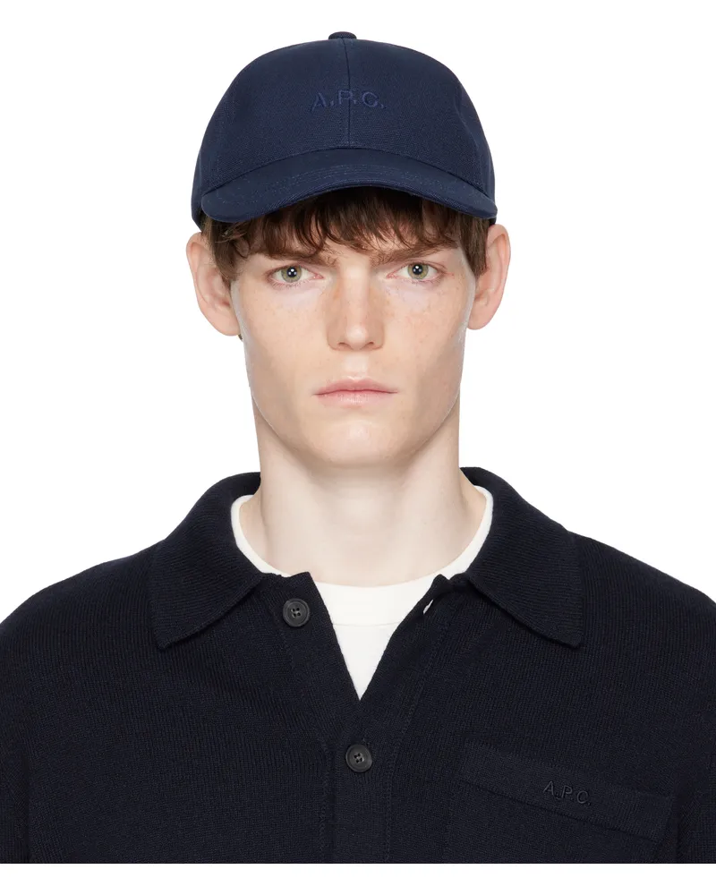 A.P.C. Navy Charlie Cap Iak