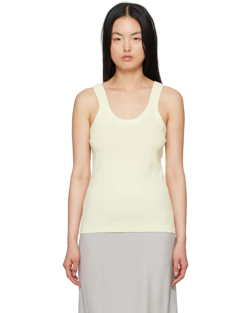 Christophe Lemaire Yellow Rib Tank Top Ye500