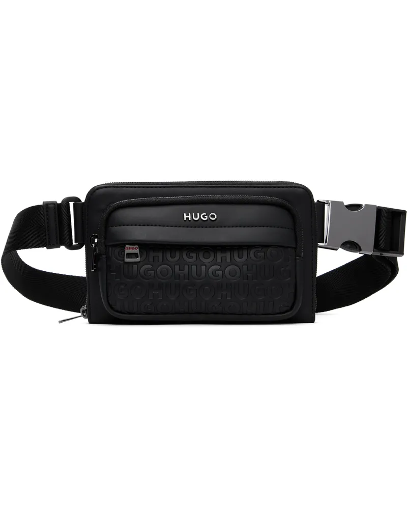 HUGO BOSS Black Embossed-Logo Bag 001-black