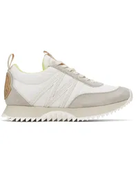 Moncler Beige & White Pacey Sneakers Baby