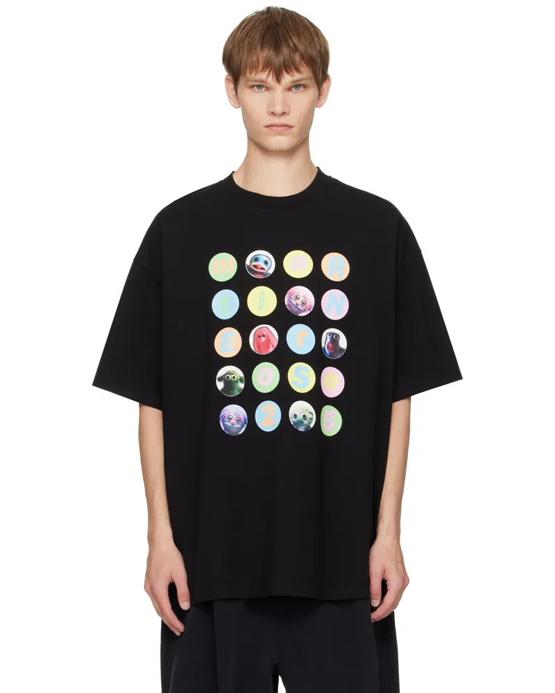 Martine Rose Black Oversized S/S T-shirt Black