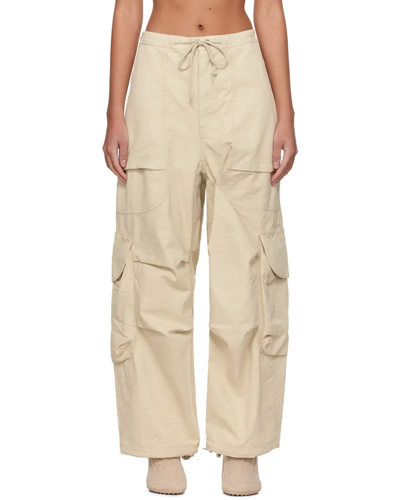 Entire Studios Off-White Freight Cargo Pants Offwhite